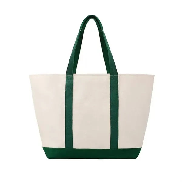 Color-Block Canvas Tote