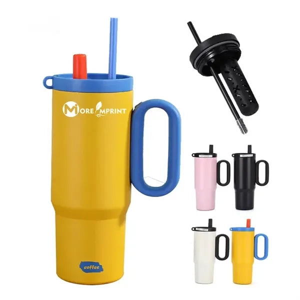 25oz Insulated Stainless Steel Car Tumbler W/ Filter Handle