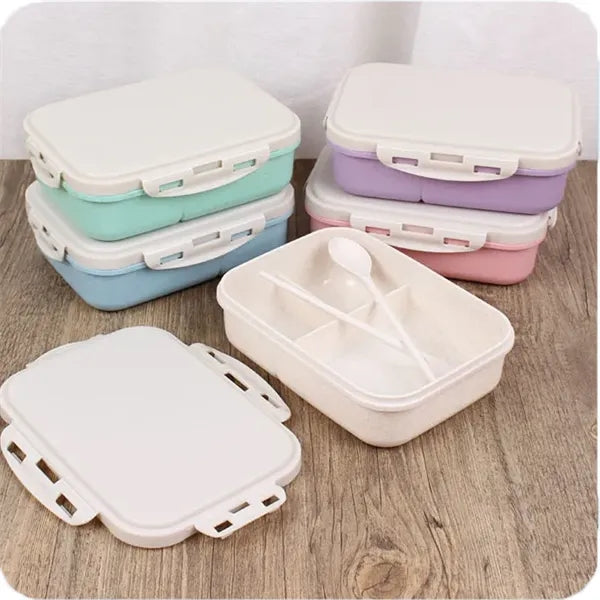 Wheat Straw Eco-Friendly Insulated Lunch Box