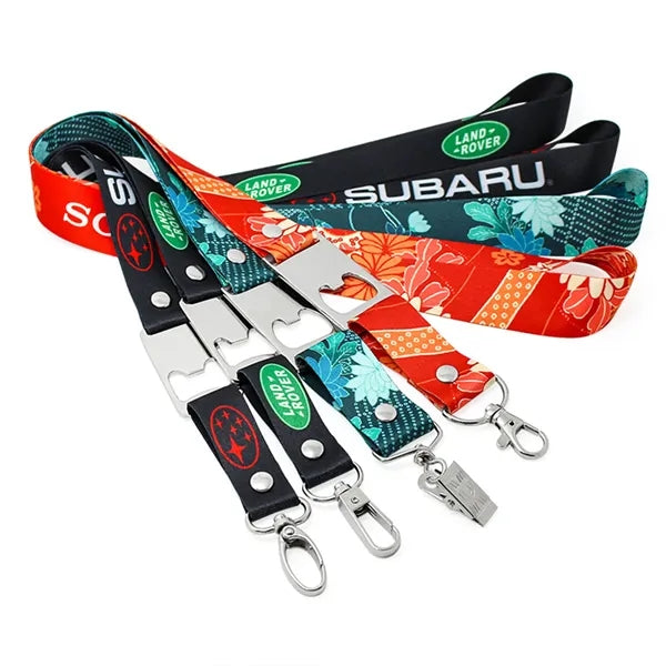 Heat Transfer Bottle Opener Lanyard