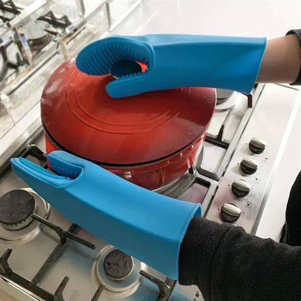 Silicone Heat Resistant Pinch Oven Mitt Grip Glove