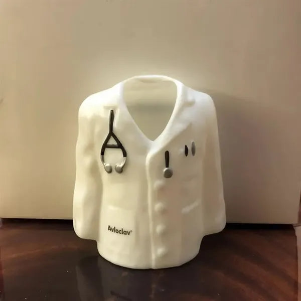 Doctor Coat Pen Stand with Name Customization