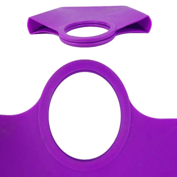 Silicone Beach Grocery Tote Bag with Round Handles