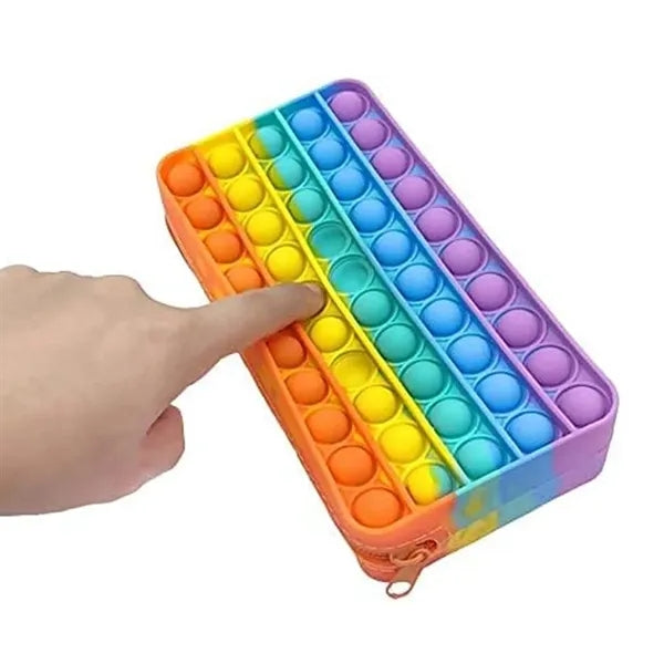 Pop It Fidget Stress Relief Pencil Case Sensory Pouch