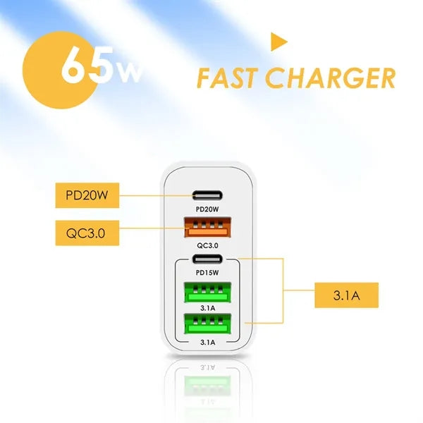 Pd65W Fast Charger Block