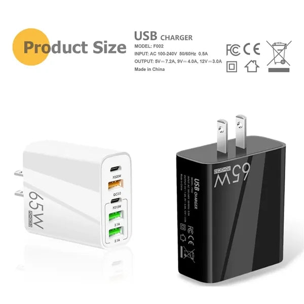 Pd65W Fast Charger Block