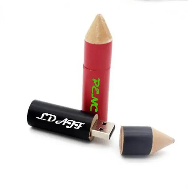 2GB Wooden Pencil Shaped USB Flash Drive Pendrive