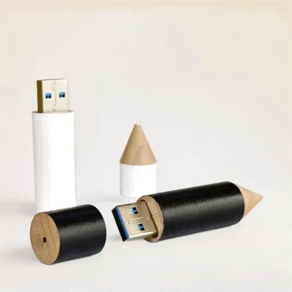 2GB Wooden Pencil Shaped USB Flash Drive Pendrive
