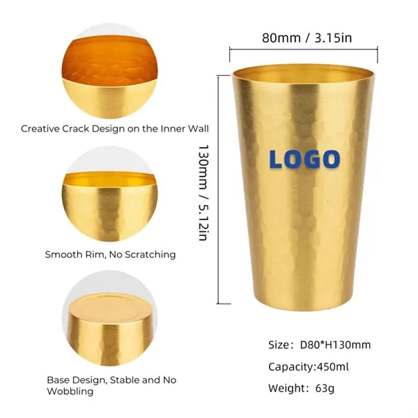 16oz Aluminum Drinking Cups for Daily & Party