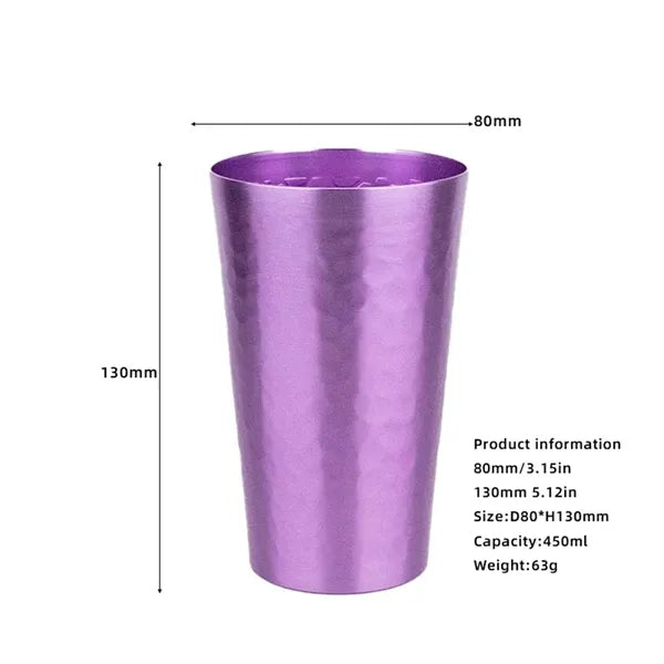 16oz Aluminum Drinking Cups for Daily & Party