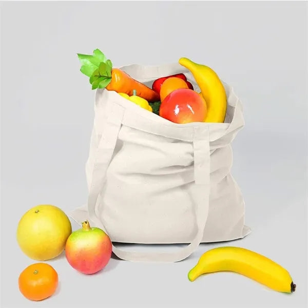 5 OZ Economical Lightweight Slim Natural Color Canvas Bag