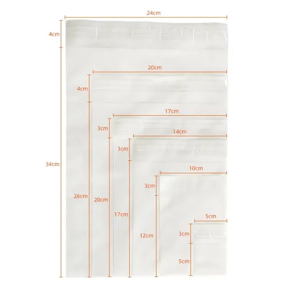 Sustainable Compostable Poly Mailer 14x16 Clear Shipping Bag