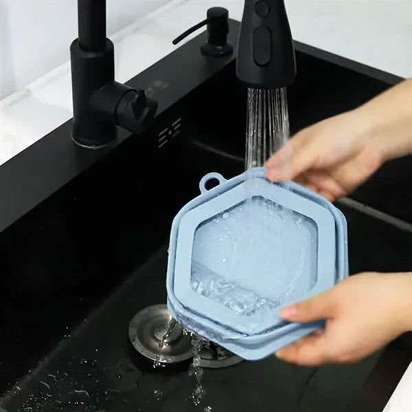 Silicone Foldable Pet Food Bowls Travel Hangable Bowl