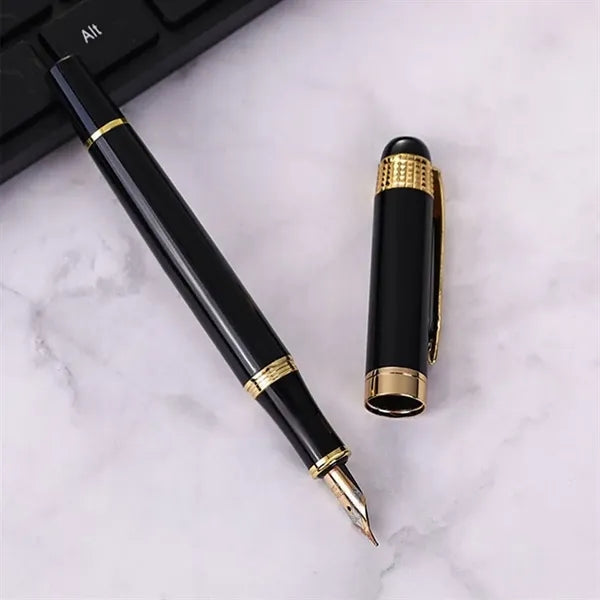 Modern Black Metal Fountain Pens