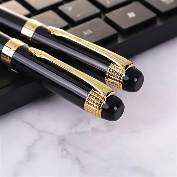Modern Black Metal Fountain Pens