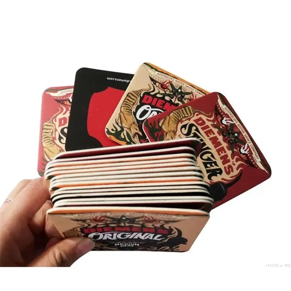Full Color Imprint 60 Point Square 4" Pulp Board Coaster