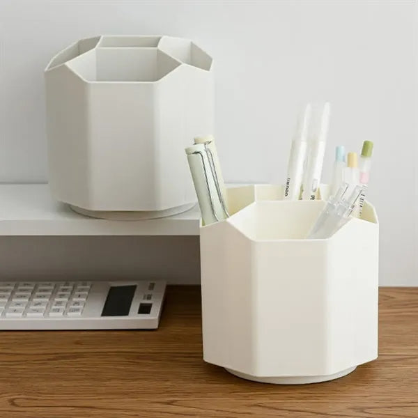 Multifunction Rotated Pen Holders 5 Slot Desk Organizers