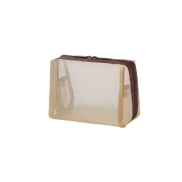 Portable Mesh Makeup Bags Travel Organizer Pouch
