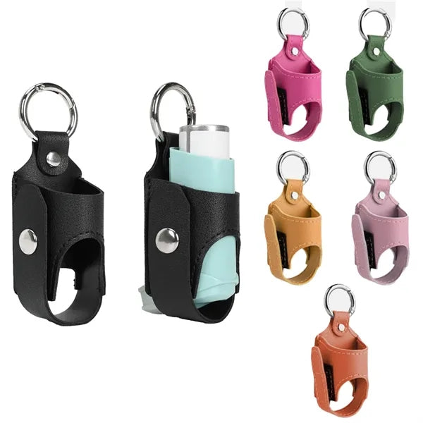 Portable PVC Spray Bottle Holder Keychain