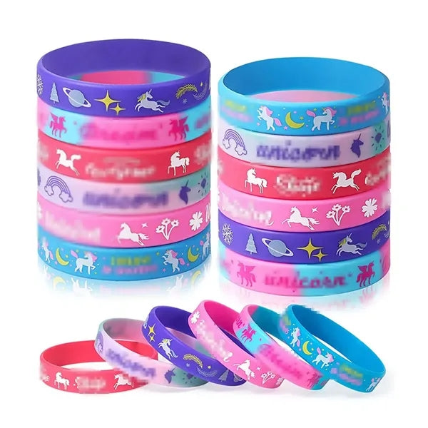 Rubber Running Bracelets Outdoor Hiking Wristbands