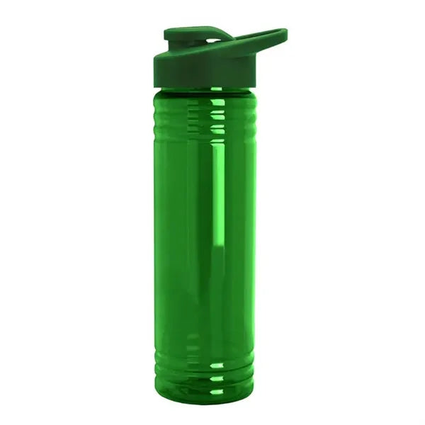 Clear Transparent 24 OZ Slim Fit Sports Plastic Water Bottle