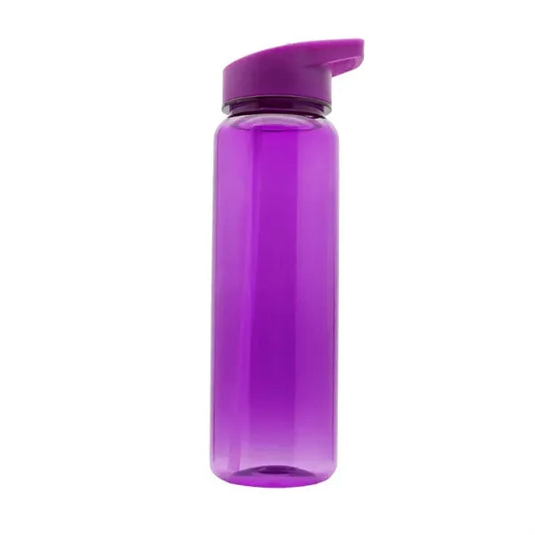 Clear Transparent 24 OZ Slim Fit Sports Plastic Water Bottle