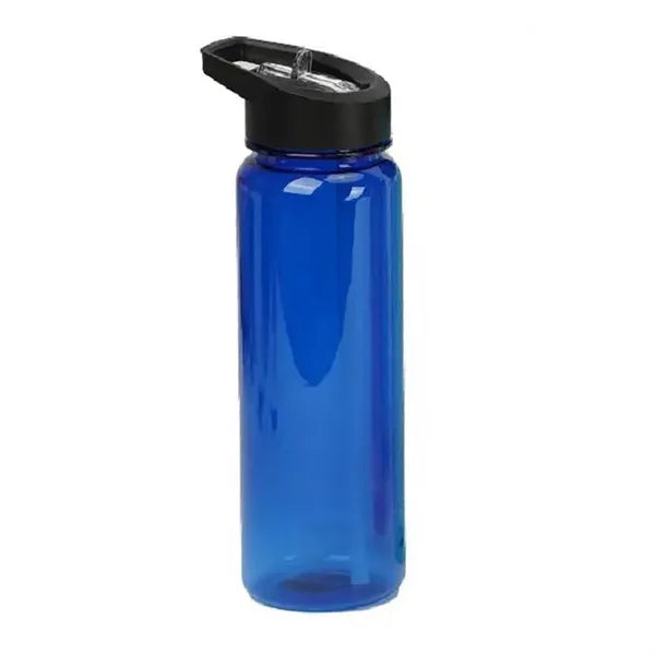 Clear Transparent 24 OZ Slim Fit Sports Plastic Water Bottle