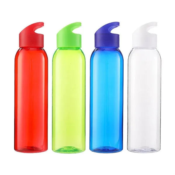 Clear Transparent 22 OZ Slim Fit Sports Plastic Water Bottle