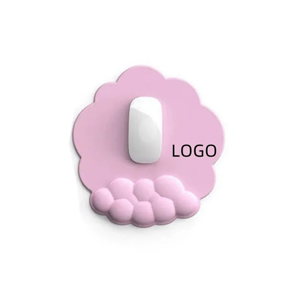Silicone leather ergonomic mouse pad