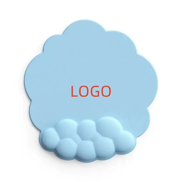 Silicone leather ergonomic mouse pad