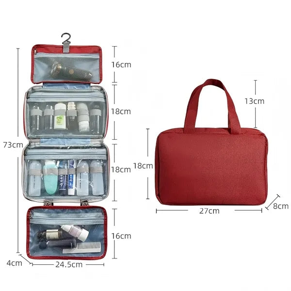 Travel Waterproof Foldable Dry Hanging Case for Accessories