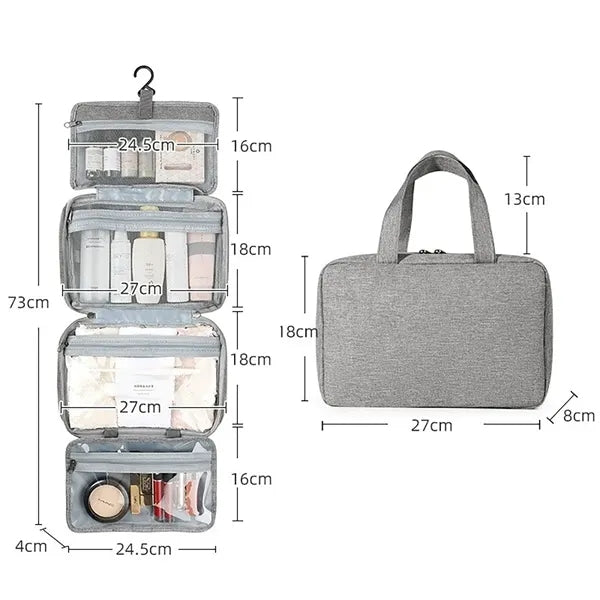 Travel Waterproof Foldable Dry Hanging Case for Accessories