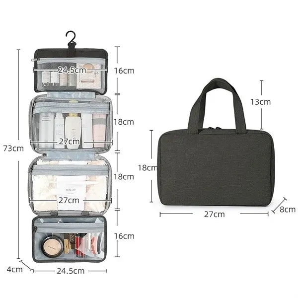 Travel Waterproof Foldable Dry Hanging Case for Accessories