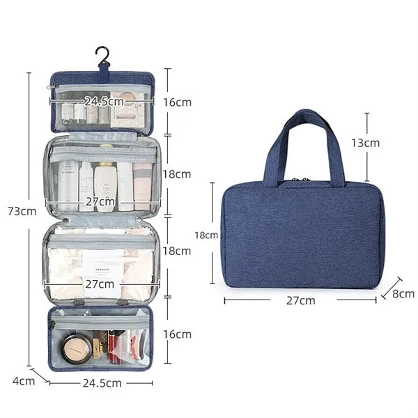 Travel Waterproof Foldable Dry Hanging Case for Accessories