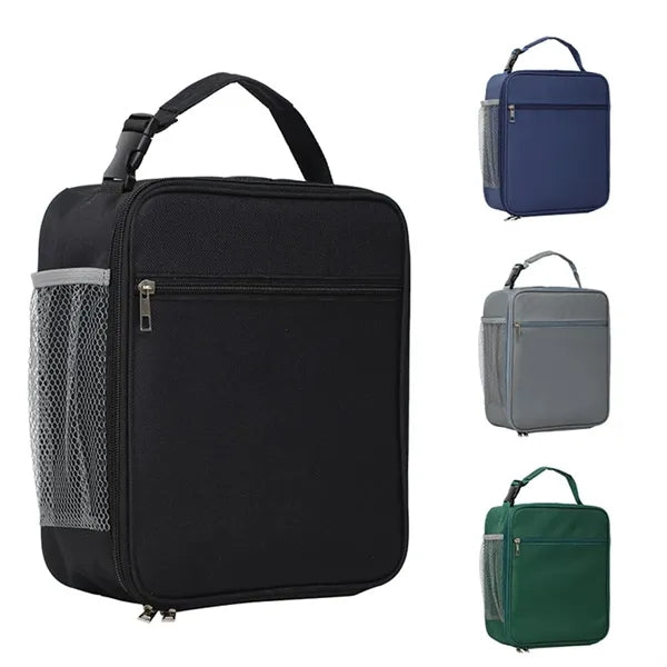 Oxford Cloth Insulated Bag With Mesh Pocket