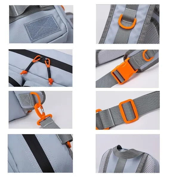 Multi Carry Oxford Cloth Fishing Tackle Bag