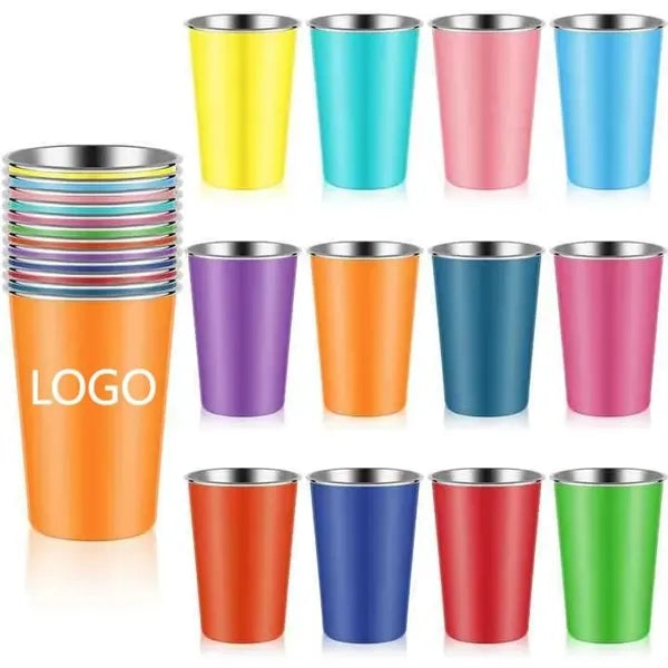 16oz Stainless Steel Beer Mugs