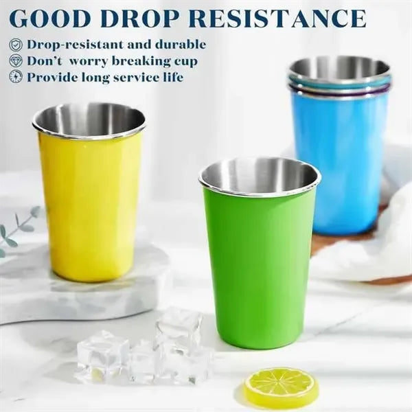 16oz Stainless Steel Beer Mugs