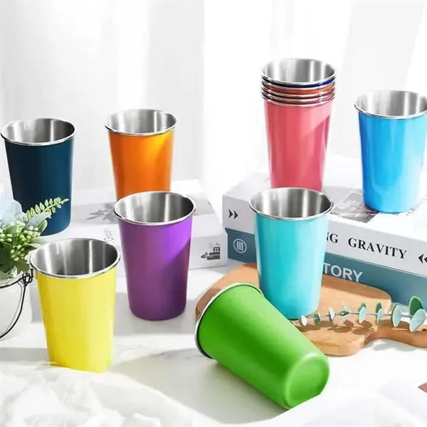 16oz Stainless Steel Beer Mugs