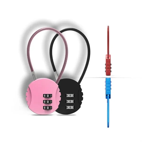 Simple Bicycle Ring Key Lock Anti-Theft Steel Cable