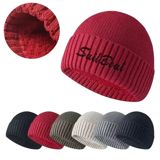 Fleece-Lined Knit Hat