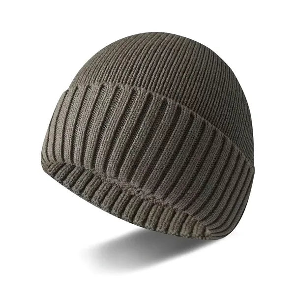 Fleece-Lined Knit Hat