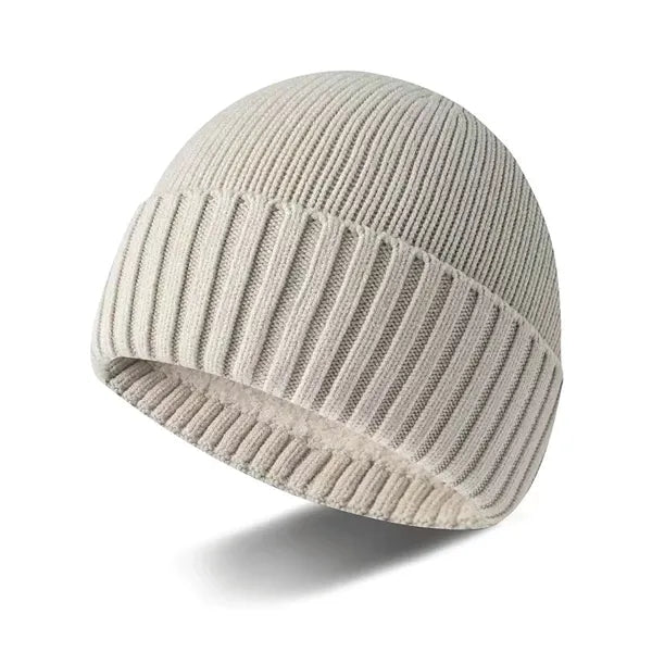 Fleece-Lined Knit Hat