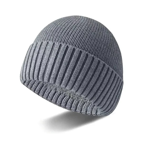 Fleece-Lined Knit Hat