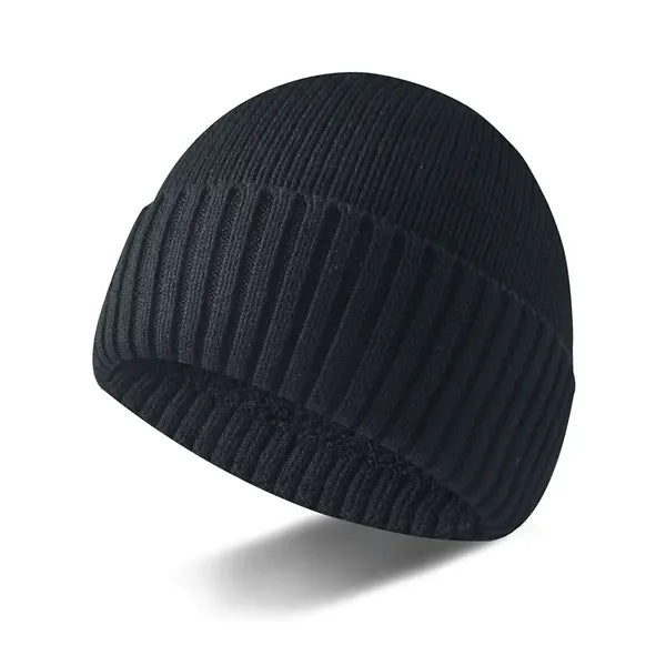 Fleece-Lined Knit Hat