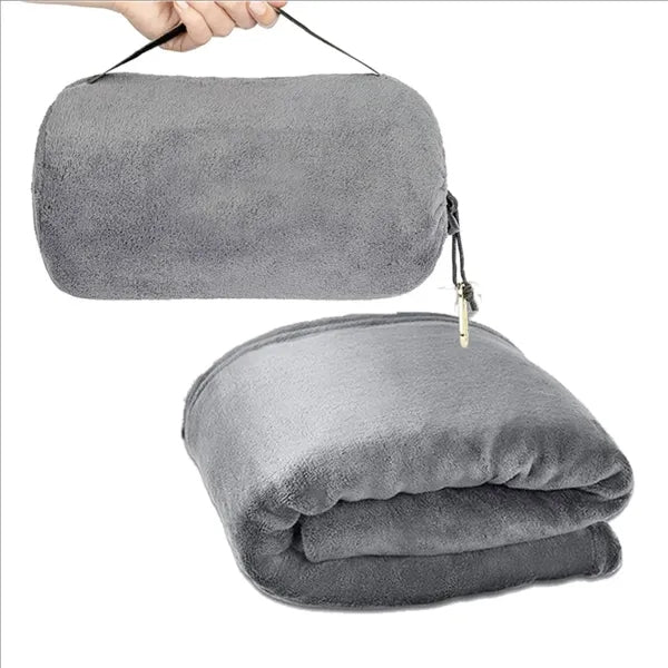 Portable Carriageable Travel Blanket