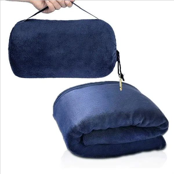 Portable Carriageable Travel Blanket