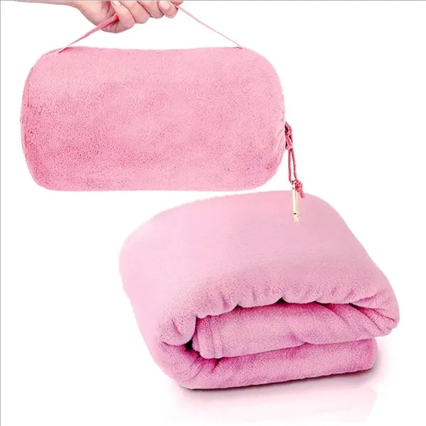 Portable Carriageable Travel Blanket