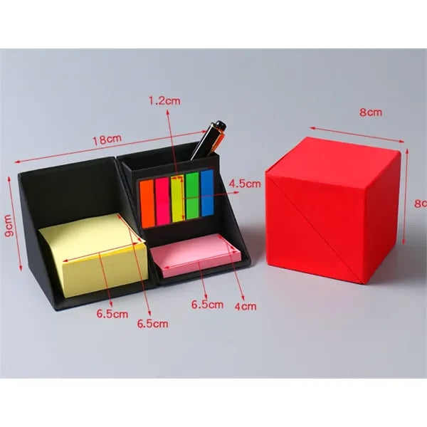 Foldable Storage Sticky Memo Note Box