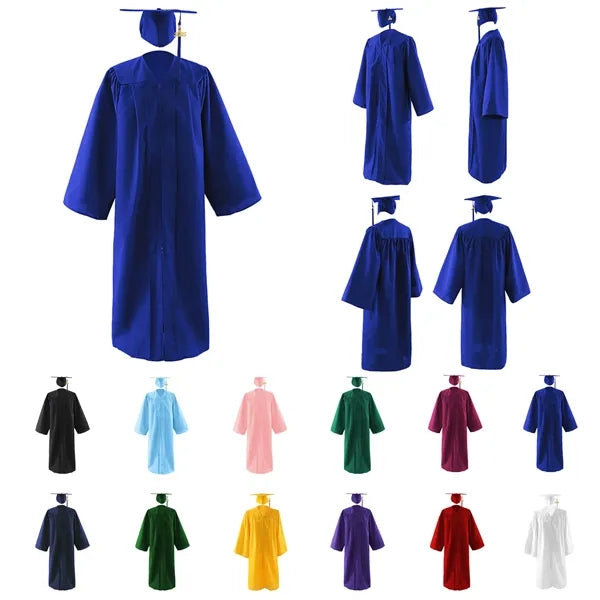 Graduation Cap and Gown Tassel Set